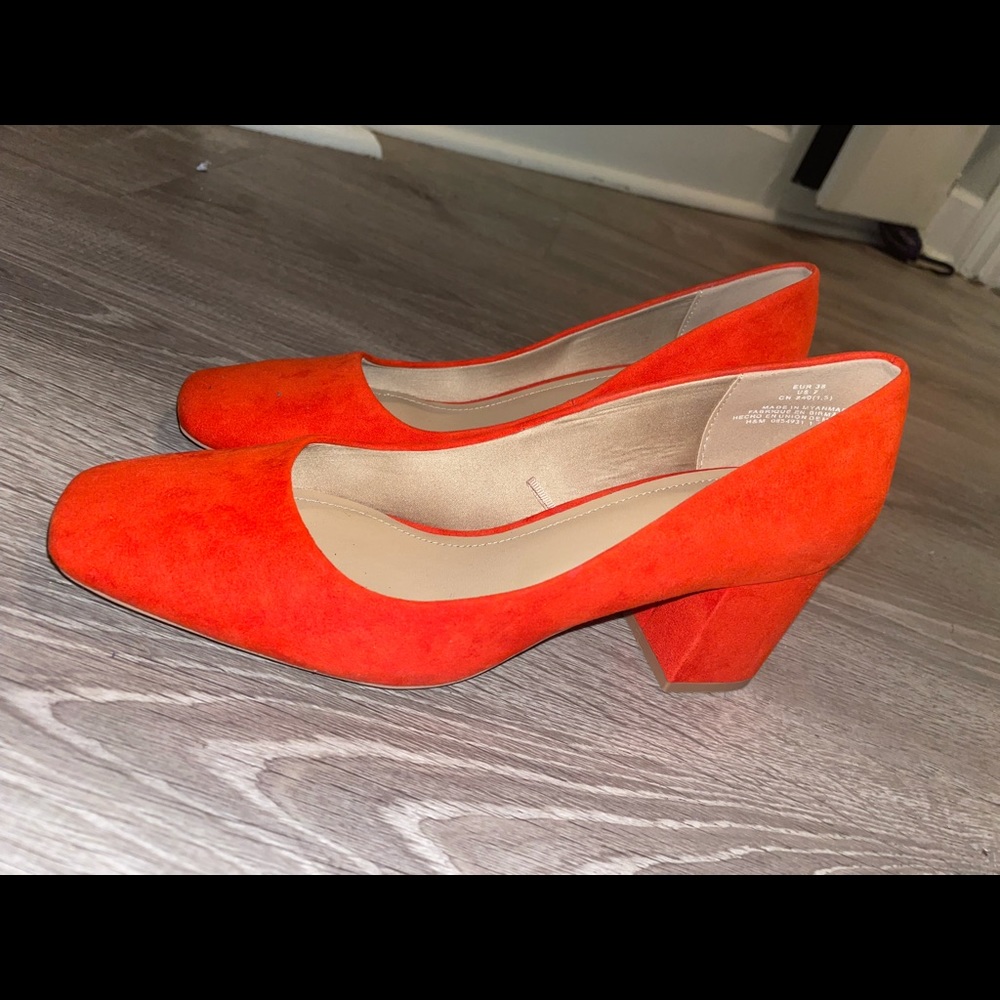 H&M brand new orange heels 👠